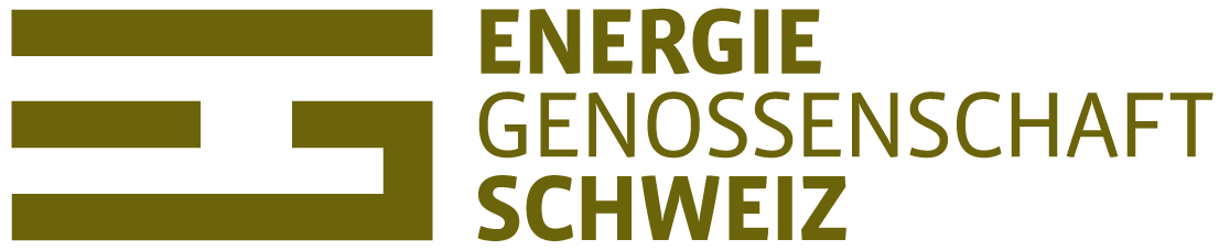 Logo Energie Genossenschaft Schweiz quer