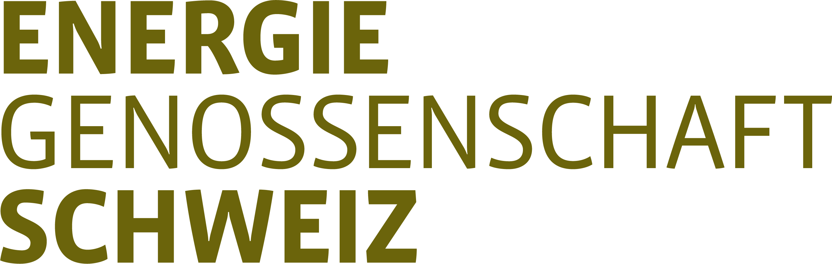 Energie Genossenschaft Schweiz – Logo